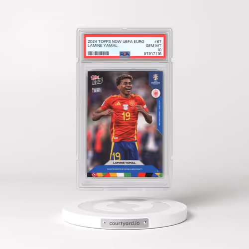 2024 Topps Now UEFA Euro #67 Lamine Yamal (PSA 10 GEM MINT)