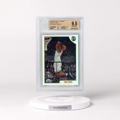 1998 Topps Chrome #135 Paul Pierce - Refractor (BGS 9.5 GEM MINT)