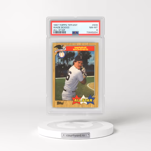 1987 Topps Tiffany #608 Wade Boggs - All-Star (PSA 8 NM-MT)