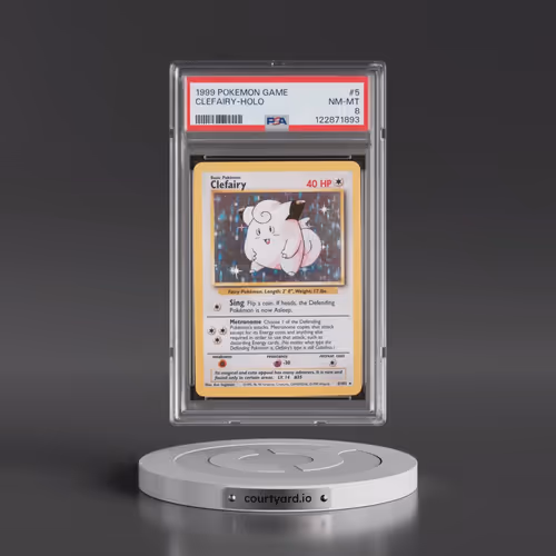 1999 Pokémon Game #5 Clefairy - Holo (PSA 8 NM-MT)