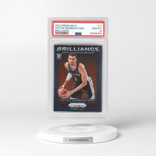 2023 Panini Prizm Deca Brilliance #17 Victor Wembanyama (PSA 10 GEM MINT)