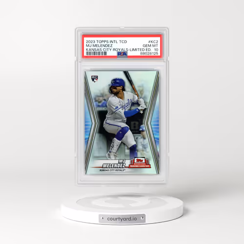 2023 Topps International Trading Card Day Kansas City Royals #KC2 MJ Melendez (PSA 10 GEM MINT)