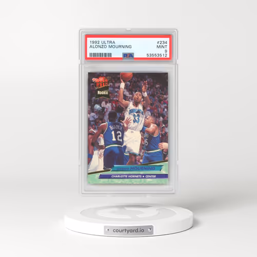 1992 Ultra #234 Alonzo Mourning (PSA 9 MINT)