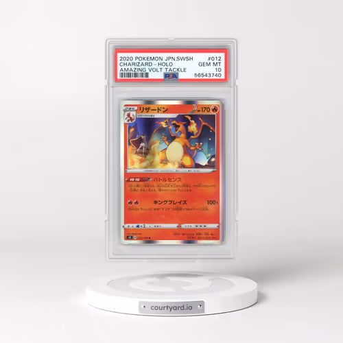 2020 Pokémon Sword & Shield Amazing Volt Tackle #012 Charizard - Holo (PSA 10 GEM MINT)