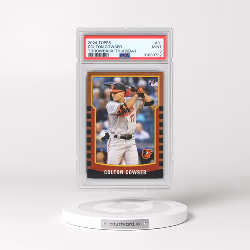 2024 Topps Throwback Thursday #31 Colton Cowser (PSA 9 MINT)