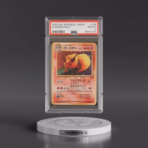 1997 Pokémon Jungle #136 Flareon - Holo (PSA 8 NM-MT)