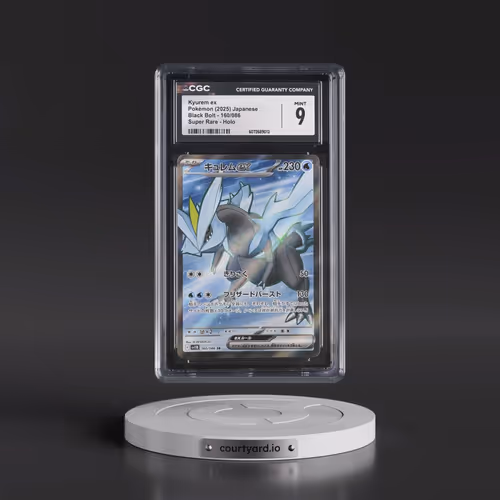 2025 Black Bolt - sv11B #160/086 Kyurem ex - Super Rare Holo (CGC 9 MINT)