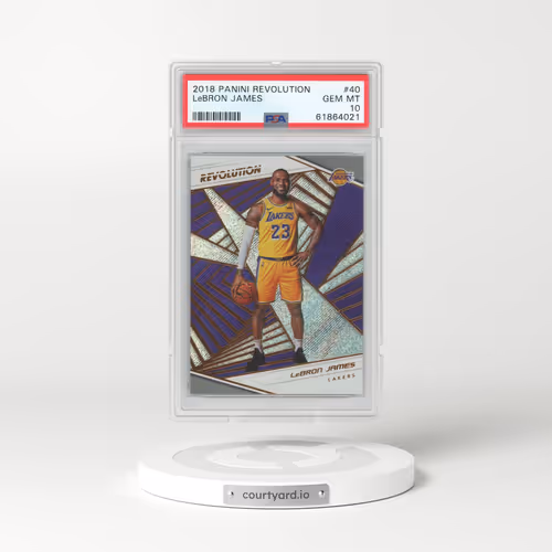 2018 Panini Revolution #40 LeBron James (PSA 10 GEM MINT)