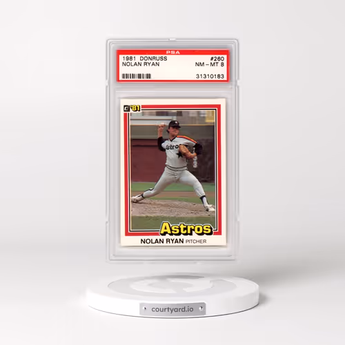 1981 Donruss #260 Nolan Ryan (PSA 8 NM-MT)