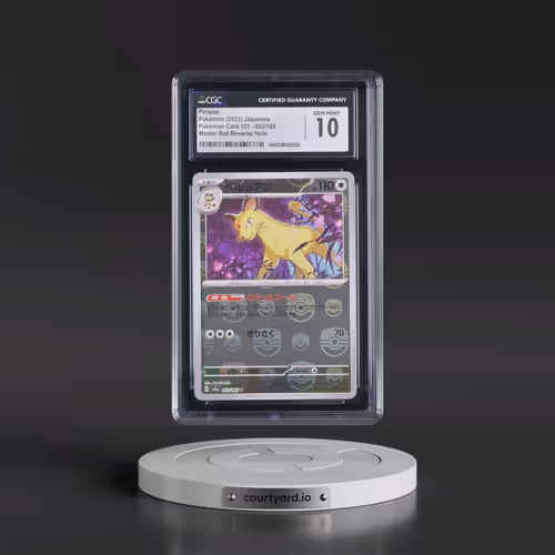 2023 Pokémon Card 151 #053/165 Persian - Reverse Holo Master Ball (CGC 10 GEM MINT)