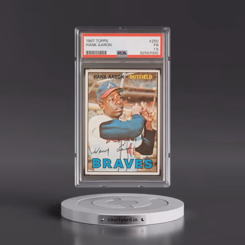 1967 Topps #250 Hank Aaron (PSA 1.5 FR)