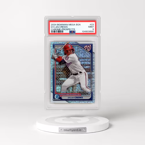 2024 Bowman Mega Box Chrome Prospects #23 Dylan Crews (PSA 9 MINT)