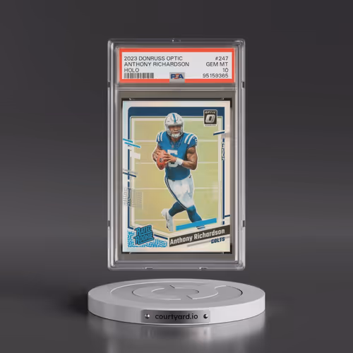 2023 Panini Donruss Optic #247 Anthony Richardson - Holo (PSA 10 GEM MINT)
