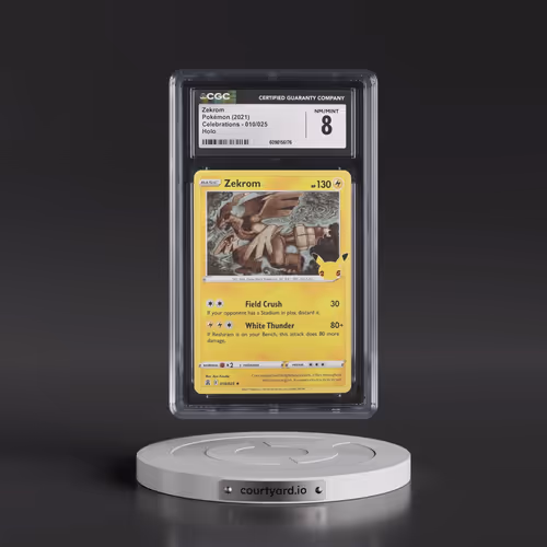 2021 Celebrations #010/025 Zekrom - Holo (CGC 8 NM-MT)
