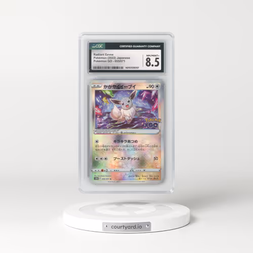 2022 Pokémon GO #055/071 Radiant Eevee - Holo (CGC 8.5 NM-MT+)