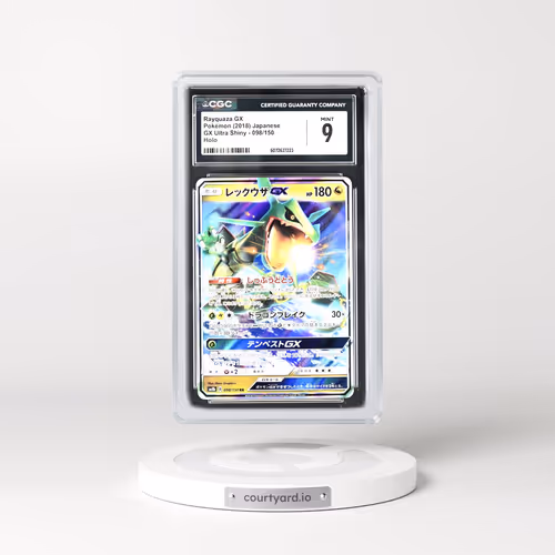 2018 Pokémon Sun & Moon Ultra Shiny GX #098 Rayquaza GX - Holo (CGC 9 MINT)