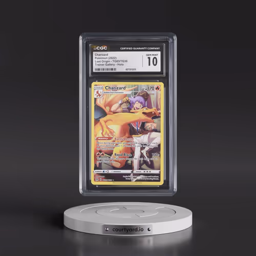 2022 Lost Origin #TG03/TG30 Charizard - Trainer Gallery Holo (CGC 10 GEM MINT)