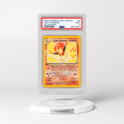 2002 Pokémon Neo Destiny #46 Light Flareon - 1st Edition (PSA 9 MINT)