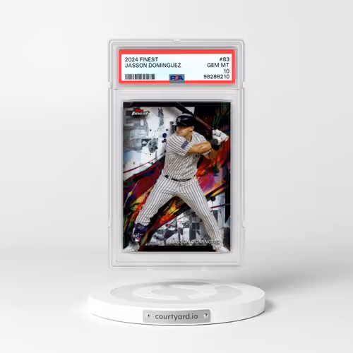 2024 Topps Finest #83 Jasson Dominguez (PSA 10 GEM MINT)