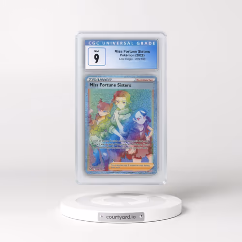 2022 Lost Origin #209/196 Miss Fortune Sisters - Rainbow Holo (CGC 9 MINT)