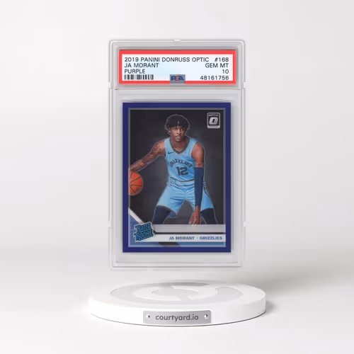 2019 Panini Donruss Optic #168 Ja Morant - Purple (PSA 10 GEM MINT)