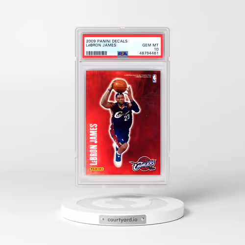 2009 Panini Decals LeBron James (PSA 10 GEM MINT)