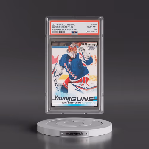 2019 SP Authentic Upper Deck Update #528 Igor Shesterkin (PSA 10 GEM MINT)