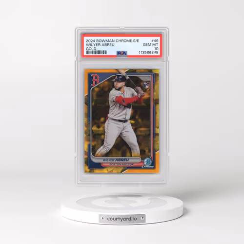 2024 Bowman Chrome Sapphire Edition #46 Wilyer Abreu - Gold (PSA 10 GEM MINT)