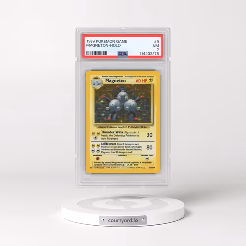 1999 Pokémon Game #9 Magneton - Holo (PSA 7 NM)