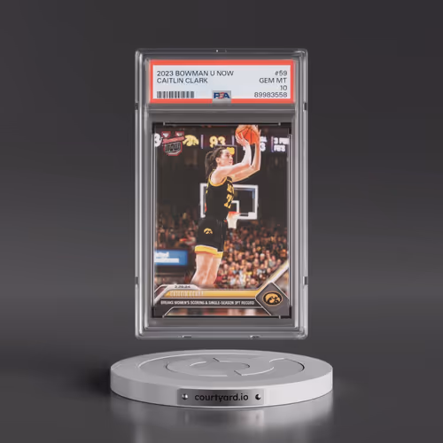 2023 Bowman U Now #59 Caitlin Clark (PSA 10 GEM MINT)