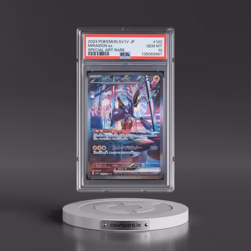 2023 Pokémon Sv1v-Violet EX #102 Miraidon EX - Holo Special Art Rare (PSA 10 GEM MINT)