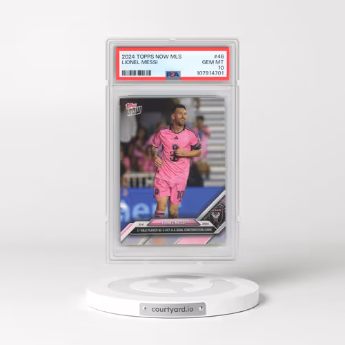 2024 Topps Now MLS #46 Lionel Messi (PSA 10 GEM MINT)