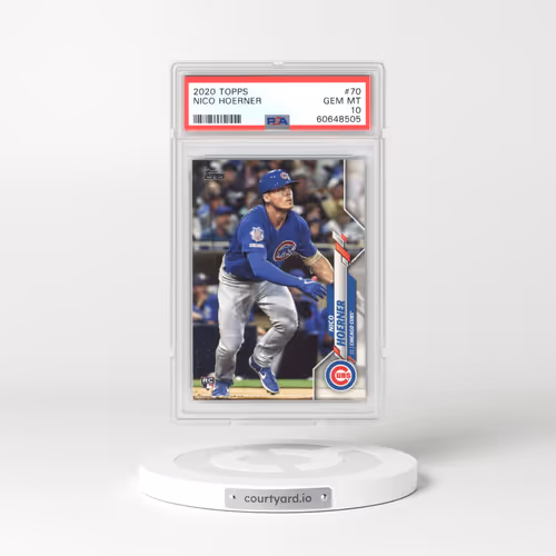 2020 Topps #70 Nico Hoerner (PSA 10 GEM MINT)