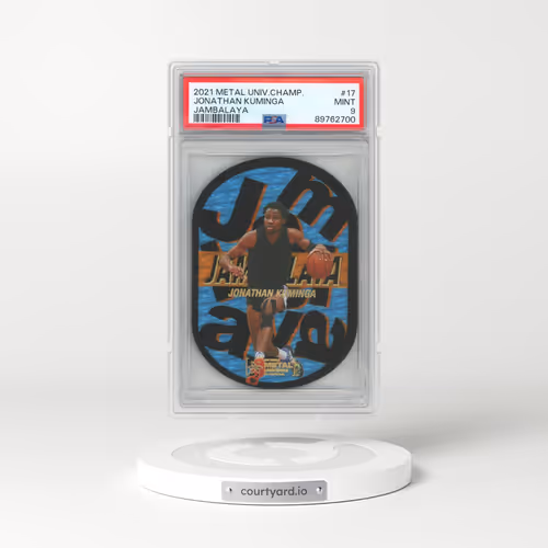 2021 Skybox Metal Universe Champions Jambalaya #17 Jonathan Kuminga (PSA 9 MINT)
