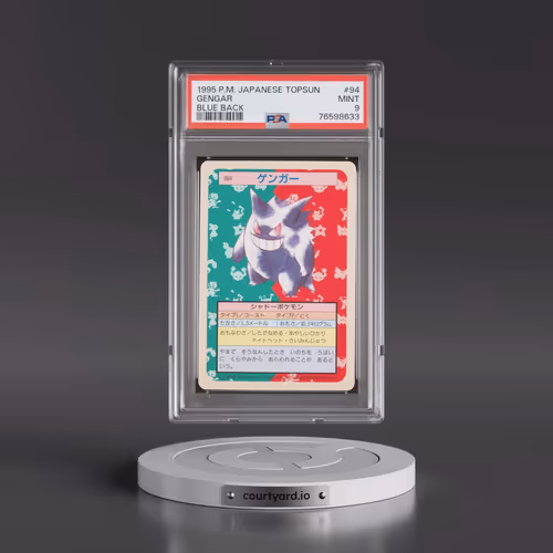 1997 Pokémon Topsun #94 Gengar - Blue Back (PSA 9 MINT)