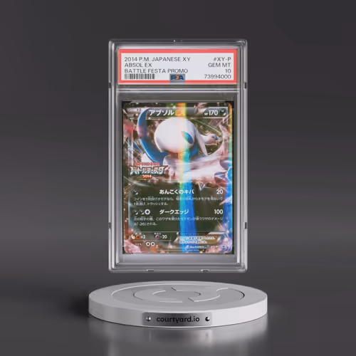 2014 Pokémon XY Promo #XY-P Absol EX - Holo Battle Festa (PSA 10 GEM MINT)