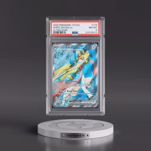 2025 Pokémon Jtg EN-Journey Together #176 Hop's Zacian EX - Holo Ultra Rare (PSA 8 NM-MT)