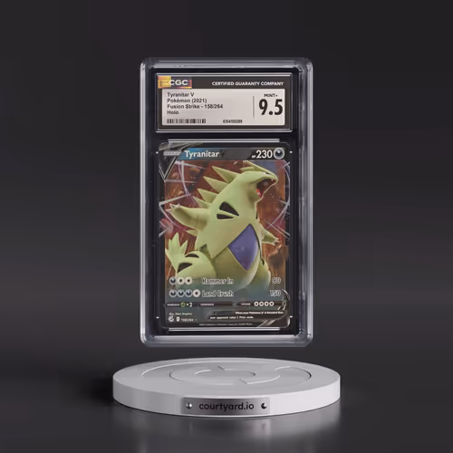 2019 Fusion Strike #158/264 Tyranitar V - Holo (CGC 9.5 MINT+)