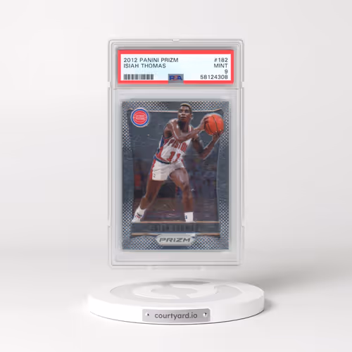 2012 Panini Prizm #182 Isiah Thomas (PSA 9 MINT)