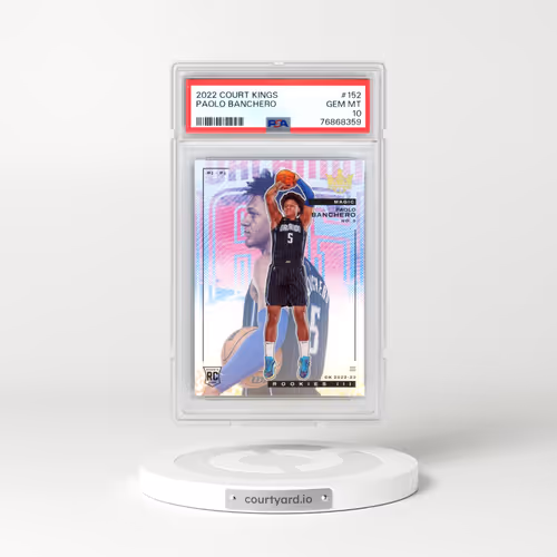 2022 Panini Court Kings #152 Paolo Banchero (PSA 10 GEM MINT)