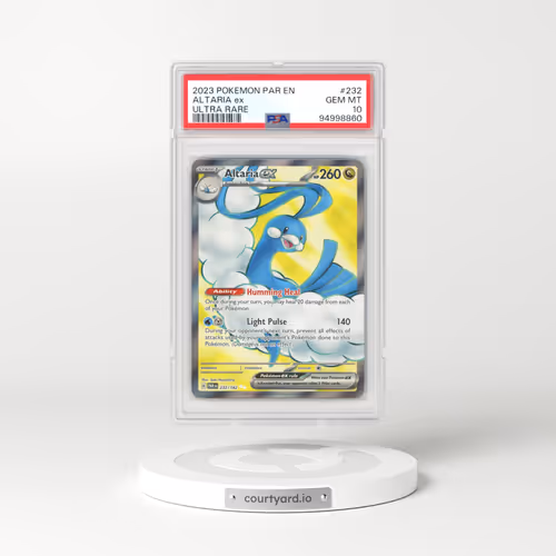 2023 Pokémon Par EN-Paradox Rift #232 Altaria EX - Holo Ultra Rare (PSA 10 GEM MINT)