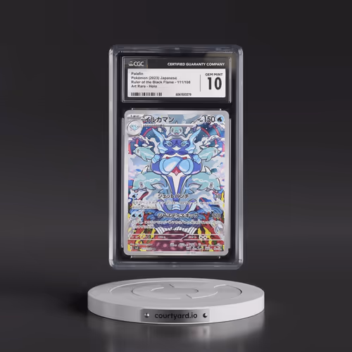 2023 Pokémon SV3-Ruler of the Black Flame #111 Palafin - Art Rare (CGC 10 GEM MINT)