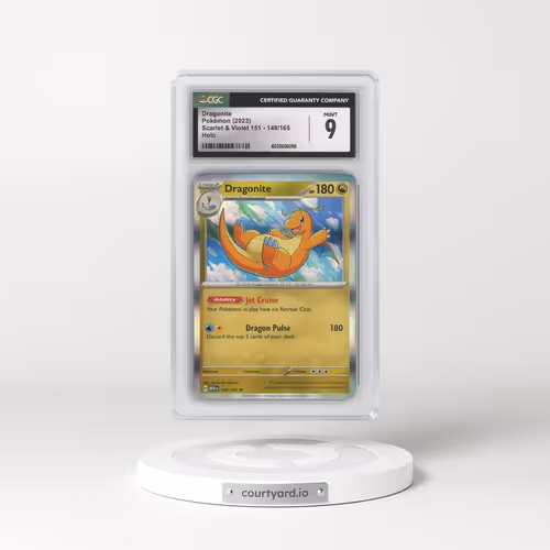2023 Scarlet & Violet 151 - MEW EN #149/165 Dragonite - Holo (CGC 9 MINT)
