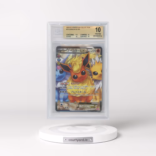 2016 Pok^Kyun Collection #007 Flareon EX - 1st Edition Holo (BGS 10 PRISTINE)