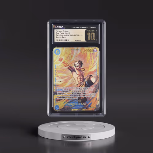2025 Carrying on His Will (OP13) - English #OP13-119 Portgas D. Ace (CGC 10 PRISTINE)