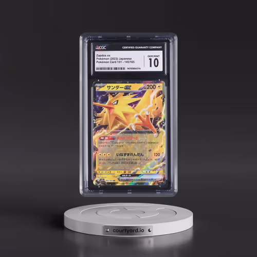 2023 Pokémon Card 151 #145/165 Zapdos ex - Holo (CGC 10 GEM MINT)