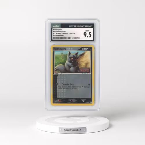 2007 EX Power Keepers #58 Poochyena - Holo (CGC 9.5 MINT+)