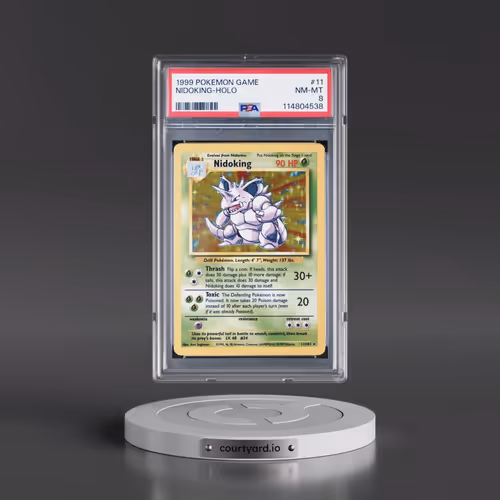 1999 Pokémon Game #11 Nidoking - Holo (PSA 8 NM-MT)