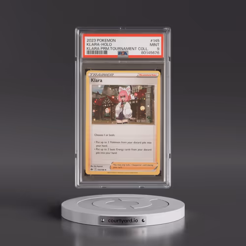2023 Pokémon Klara Premium Tournament Collection #145 Klara - Holo (PSA 9 MINT)
