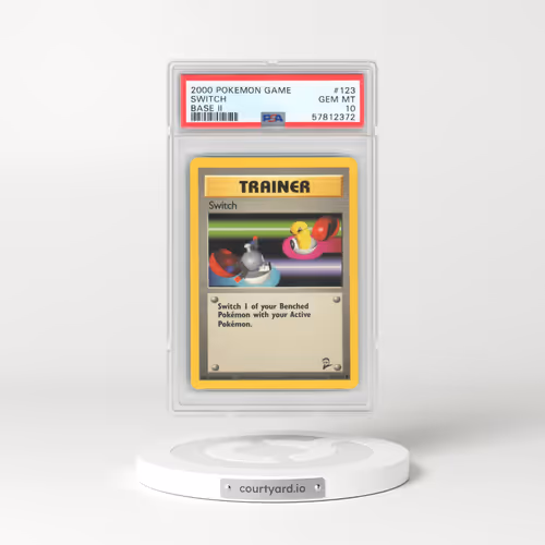 2000 Pokémon Game Base II #123 Switch (PSA 10 GEM MINT)